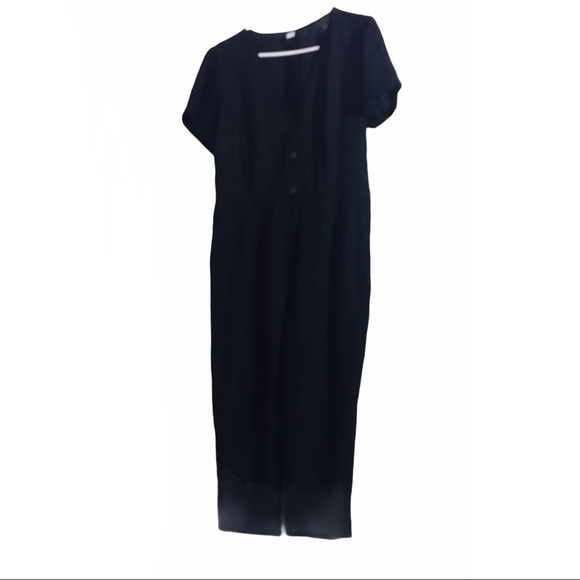 Old Navy Pants - OLD NAVY BLACK JUMPSUIT-ROMPER | Size: L